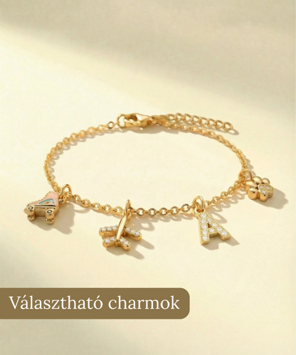 Egyedi Charm Karkötő
